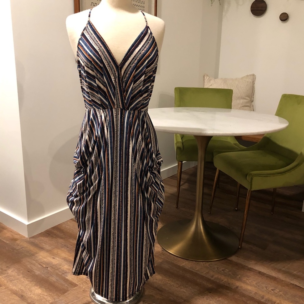 BCBGeneration Draped Midi Dress